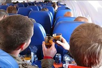 КПРФ внесет в Госдуму предложение о запрете алкоголя на борту самолета
