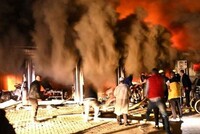 В РЕЗУЛЬТАТЕ ПОЖАРА В КОВИДНОМ ГОСПИТАЛЕ ПОГИБЛО НЕ МЕНЕЕ 10 ЧЕЛОВЕК