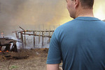 Чайка просит денег для погорельцев