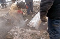 Великий Новгород остался без воды из-за прорыва единственной  канализационной трубы