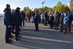 На Волге провожают новобранцев в армию