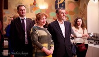 В центре: члены Совета Федерации Жанна Иванова, Николай Власенко